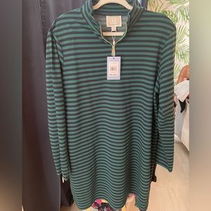 NWT Sail to Sable striped long sleeve dress